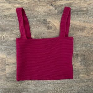 lulus basic cropped tank top